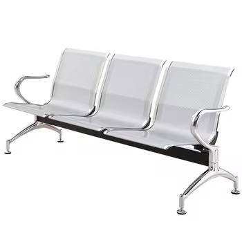 Stainless steel hospital waiting chair